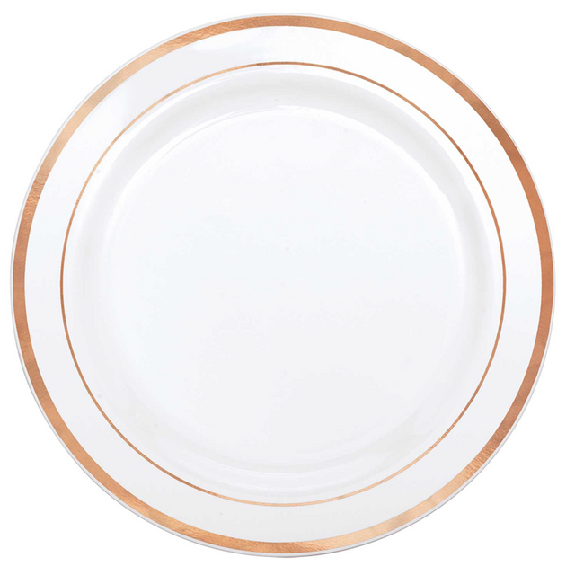 Rose gold outlet plastic plates