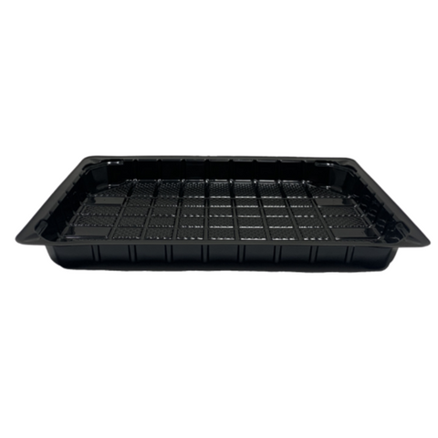 Black Trays & Lids (Pack of 10) - 3 Sizes Available