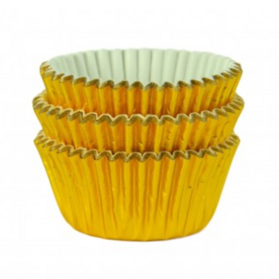 Gold Foil Muffin Cases (Pack of 45)
