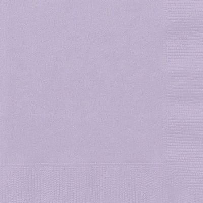 Lavender Square Paper Napkins 33cm (20 Pack)