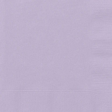 Lavender Square Paper Napkins 33cm (20 Pack)