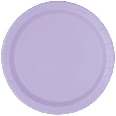 Lavender Paper Plates 23cm (8 Pack)