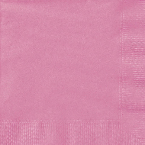 Hot Pink Square Paper Napkins 33cm (20 Pack)