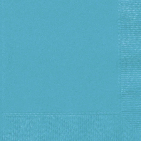 Teal Square Paper Napkins 33cm (20 Pack)