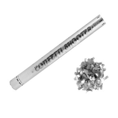 Silver Foil Confetti Shooter Cannons - 2 Sizes Available