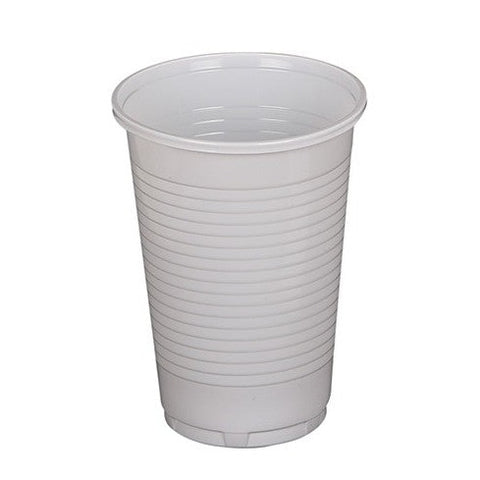 2000 x White Plastic Water Cups 7oz