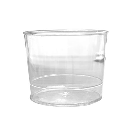 30 x 180ml Plastic Round Dessert Cups Clear