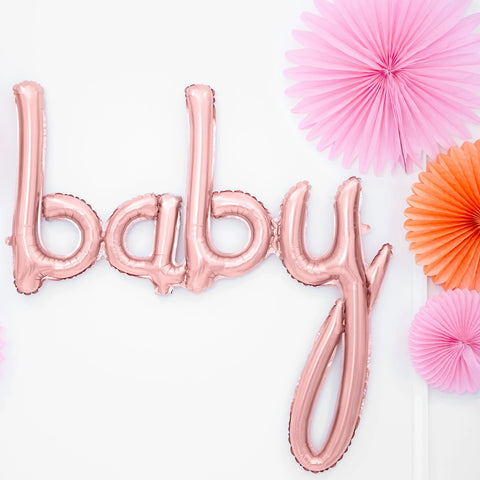 Baby Rose Gold Foil Balloon