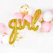 Girl Gold Foil Balloon