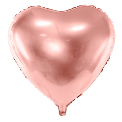 Rose Gold Foil Heart Balloon 18"