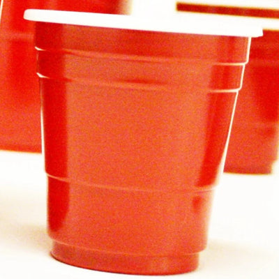 Red Plastic Cups 60ml (50 Pack)