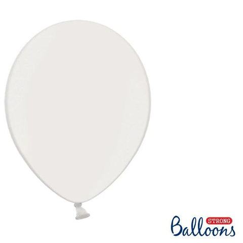 White Strong Latex Balloons 12" (10 Pack)