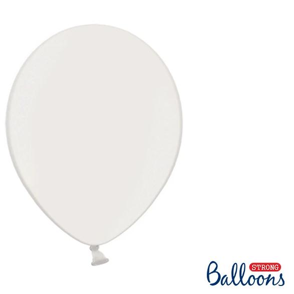 White Strong Latex Balloons 12" (10 Pack)