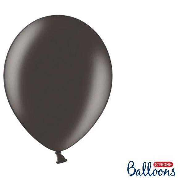 Black Strong Latex Balloons 12" (10 Pack)