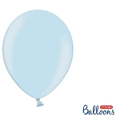 Baby Blue Strong Latex Balloons 12" (10 Pack)