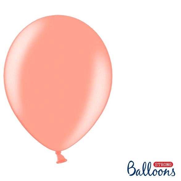 Rose Gold Strong Latex Balloons 12" (10 Pack)