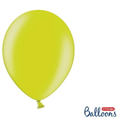 Lime Green Strong Latex Balloons 12" (10 Pack)