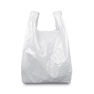 White Plastic Carrier Bags - 5 Sizes Available