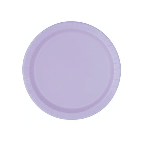 Lavender Paper Plates 18cm (8 Pack)