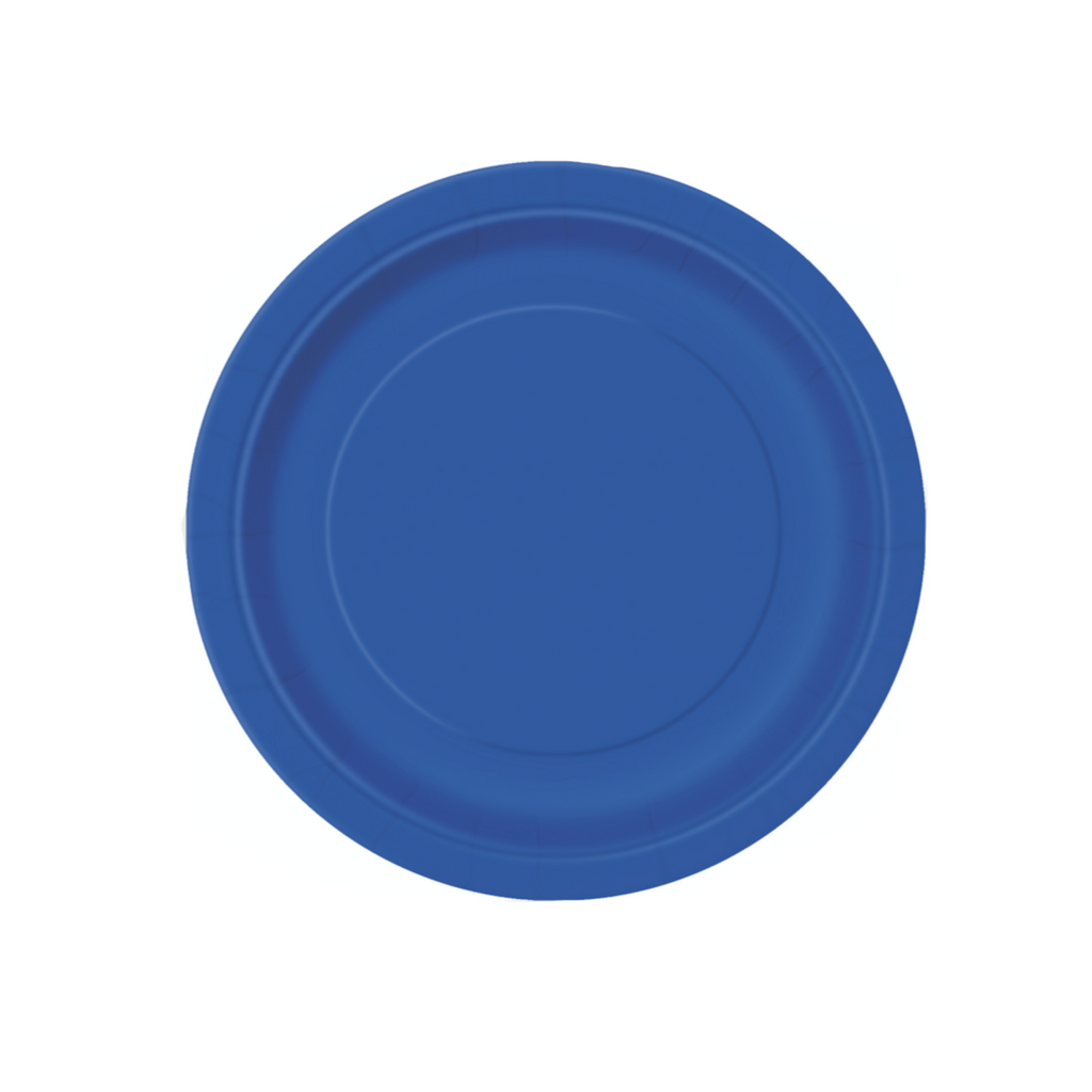 Blue best sale paper plates