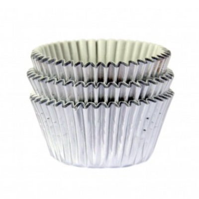 Silver Foil Muffin Cases (Pack of 45)