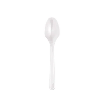 Clear Plastic Teaspoons Heavy Duty (50 Pack)