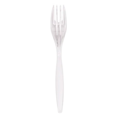 Clear Plastic Forks Heavy Duty (50 Pack)