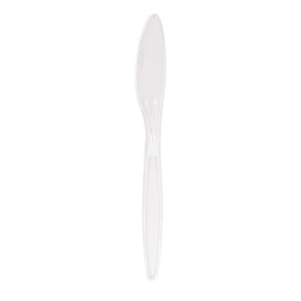 Clear Plastic Knives Heavy Duty (50 Pack)