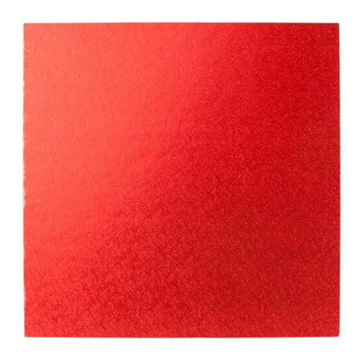 Square Cake Drum Board Red - All Sizes